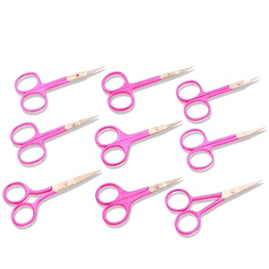 Tijera de uñas para cutículas de acero inoxidable curvada más vendida, herramienta de belleza de alta calidad, tijera de manicura con punta de hoja afilada - Product Image 1