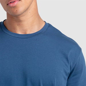 Meilleur Prix T-shirt Homme Tricoté Uni Manches Courtes Col Rond Vêtement de Sport Fitness Personnalisable Respirant Séchage Rapide 100% Coton - Product Image 6