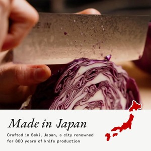 ชุดมีดเหล็กดามัสกัสญี่ปุ่น 3 ชิ้น (ประกอบด้วยมีดกิวโตะ, มีดนากิริ และมีดซันโตะกุ) |   เหล็กดามัสกัส 66 ชั้น พร้อมแกนกลาง VG-10 - Product Image 6