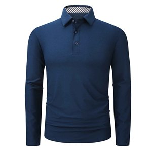 Polo de golf pour homme personnalisé OEM - Séchage rapide, respirant, imprimé par transfert thermique, haut de sport décontracté pour l'extérieur - Product Image 3