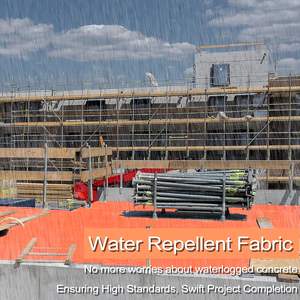 Couverture isolante imperméable pour le durcissement du béton par temps froid - Product Image 6