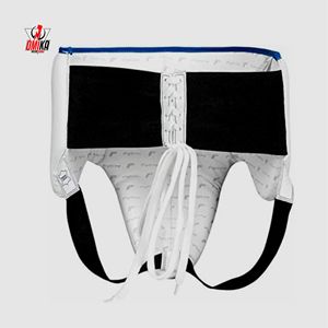 OMIKA INTERNATIONAL Protège-entrejambe de boxe professionnel unisexe - Protection en cuir résistant aux chocs pour MMA, mousse haute densité, logo personnalisé - Product Image 3
