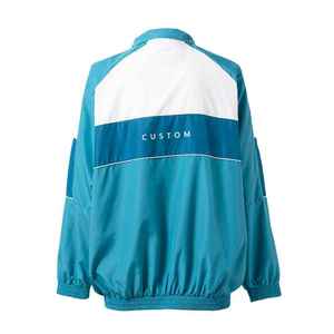 Men's Color Block <b>Windbreaker</b> Jacket Stand Collar Quick Dry Sporty Style 100% Polyester Spring Outerwear - Product Image 4