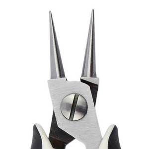 Pince à bec rond 115 mm en acier inoxydable de haute qualité pour la fabrication de bijoux, la perlage, la mise en boucle de fils, usage professionnel et artisanal - Product Image 3