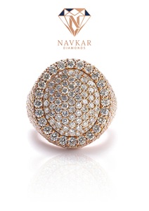 Bague de fiançailles en moissanite pour femme, coupe ronde VVS, bijoux fins, en promotion, au meilleur prix du marché - Product Image 3