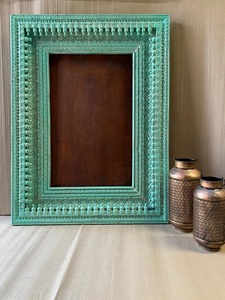 Elegant Aqua Accent <b>Mirror</b> for Modern Homes Decorative Handcrafted Detailing with Vibrant Coastal Charm - Product Image 6