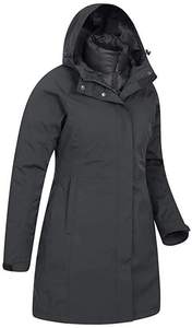 Long Hooded <b>Winter</b> Puffer <b>Jacket</b> Women's Casual Thick Polyester Windproof Coat with Zipper Closure Solid Color - Product Image 2
