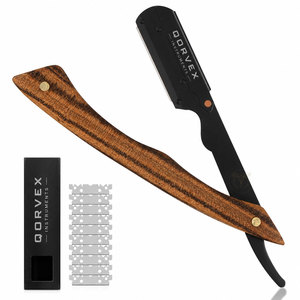 Navaja de Afeitar Recta de Seguridad para Hombres, Navaja de Afeitar Profesional para Barberos - Product Image 1