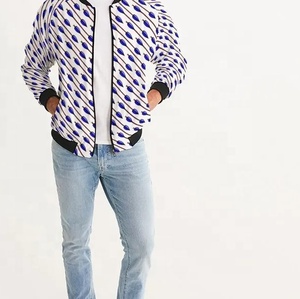 Veste de baseball varsity brodée en cuir sur mesure OEM pour hommes à prix de gros pas cher - Product Image 4