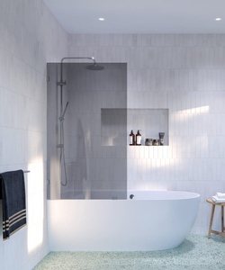 Verre trempé de haute qualité pour fenêtres, portes, cabines de douche, cloisons et applications dans les bâtiments commerciaux. - Product Image 2