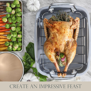 Elegant Roasting <b>Pan</b> Designed For Modern Kitchens With Premium Stainless Steel Construction Spacious Cooking - Product Image 6