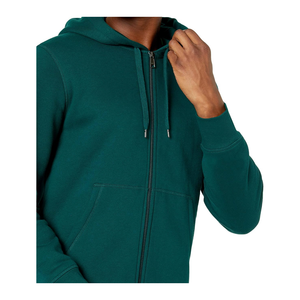 Sweat à capuche zippé pour homme, robuste, 100% coton, teinture unie, avec couleurs et tailles personnalisées, service OEM, en vente. - Product Image 5