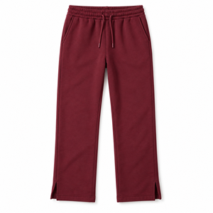 Pantalones de Verano Casuales de Cintura Elástica con Cordón, Pierna Recta, Bolsillos Laterales y Dobladillos Abiertos, Personalizables al por Mayor con Etiqueta Propia - Product Image 2