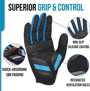Baseball Batting <b>Gloves</b> for Adult Youth, <b>Grip</b> Breathable Softball Batting <b>Gloves</b> Fit Men Kids Boys Girls - Product Image 2