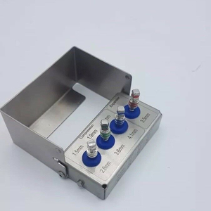 ชุดสกรูบีบอัดกระดูกสำหรับทันตกรรม Bone Bridge Instruments ขนาด 1.5 มม. 2.8 มม. 3.6 มม. 4.1 มม. 3.5 มม. ผลิตจากสแตนเลสสตีล ใช้งานด้วยมือ ได้รับการรับรองมาตรฐาน CE - Product Image 1