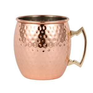 Tasses en cuivre écologiques avec logo personnalisable, fabriquées à la main, style classique, mug à bière Moscow Mule, cadeau d'affaires, prix compétitif - Product Image 5
