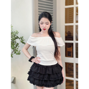 Faldas de Mujer de Buena Calidad, Talla Grande, Casuales, Transpirables, Mini, 100% Algodón, Marca Privada, Proveedor y Fabricante de Vietnam, Muestra Gratis - Product Image 4