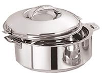 Ensemble de casseroles modernes en acier inoxydable durable Thermosteel Hot Case Combo 3 de 20 cm de diamètre pour salades, currys, riz - Prix bas Export