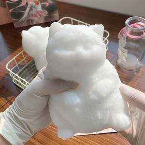 Juguete de Silicona de Grado Alimenticio Extra Grande para Gatos, Hecho a Mano, de Rebote Lento, DIY, para Aliviar el Estrés, Regalo, Novedad y Juguete de Broma para Celebridades de Internet - Product Image 1