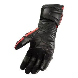 Gants de moto en cuir de qualité supérieure, personnalisés, à écran tactile, à doigts entiers, séchage rapide, évacuation de l'humidité, revêtement en polyuréthane - Product Image 2