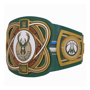 Ceinture de championnat de lutte en gros, sangle en cuir de qualité supérieure, plaque dorée, modèle 2026 le plus vendu - Product Image 2