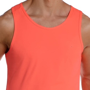 Débardeurs en coton pour hommes, sans manches, style stringer, unis, pour la gym et l'été, vente en gros à prix abordable, approvisionnement en vrac, direct usine Chine - Product Image 1