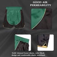 Shorts de boxe unisexes durables en gros, légers, pour Muay Thai, Kickboxing, Grappling, MMA, 100% Polyester Extensible, Séchage Rapide