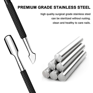 Empujador de Cutículas Metálico Profesional de Doble Punta, Herramienta para Decoración de Uñas, para Suministros de Salón, con Alta Calidad - Product Image 4