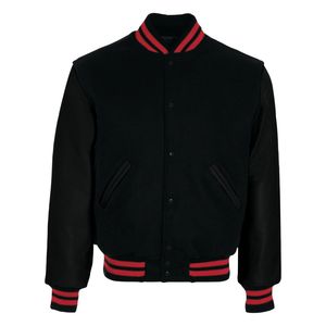 Custom Quality Design Unisex Varsity <b>Jacket</b> Stand Collar Geometric Cartoon Lettering High Quality - Product Image 1
