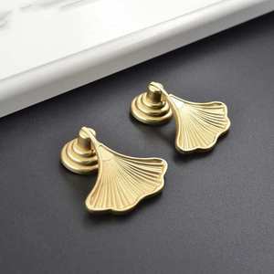 Cabinet Handles <b>Gold</b> Metal Fancy New Cabinet Handles Design Kitchen Fan Handles - Product Image 1