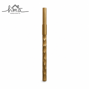 Brass and Dark Wood Cabinet Handle with Gold Inlay Rounded <b>Bar</b> Shape Modern Drawer <b>Pull</b> Decorative Furniture Hardware - Product Image 5