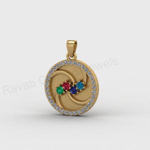 Designer 925 Silver 22mm Geometric Ocean Wave Blank Bezel Charm Pendant Zircon Birthstone Setting <b>Resin</b> Jewelry Findings - Product Image 4