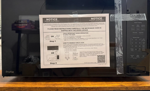 G-E P-r-o-f-i-l-e PCWK22U1WBB 25 W-i-d-e B-u-i-l-t I-n M-i-c-r-o-w-a-v-e พร้อมจอแสดงผล LED สีดำ - Product Image 2