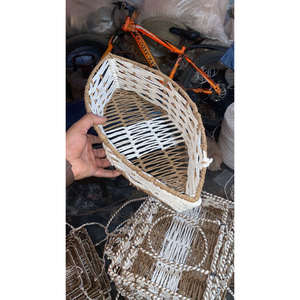 Cesta de macramé hexagonal hecha a mano con asa, cesta decorativa tejida para almacenamiento, para la organización del hogar, ecológica, al por mayor - Product Image 5