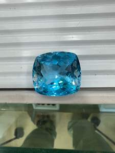 Topacio Azul Natural de Lujo con Corte Cojín para Anillos de Novia y Joyería de Alta Gama, Disponible a Precio de Mayoreo en Grandes Cantidades - Product Image 5