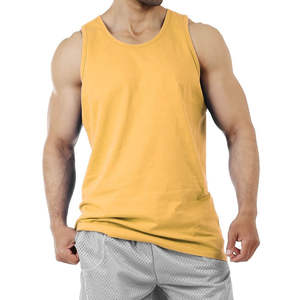 Débardeurs surdimensionnés pour hommes avec logo personnalisé, 96% polyester, 4% élasthanne, débardeur de sport - Product Image 1