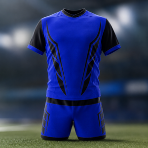 Ensemble de maillot et short de rugby personnalisés, tissu polyester à séchage rapide, tenue d'équipe, vêtements de sport pour adultes - Product Image 3