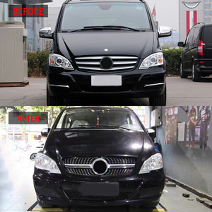Pour <span class=keywords><strong>Mercedes</strong></span> <span class=keywords><strong>Viano</strong></span> W639 2011 <span class=keywords><strong>2014</strong></span> Grille style ciel étoilé en ABS Remplacement direct - Product Image 2