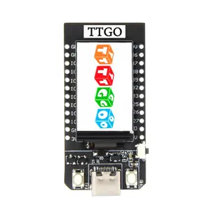 Tidak disolder ESP32 TTGO t-display Wifi modul pengembangan papan LCD untuk 16MB 1.14 inci