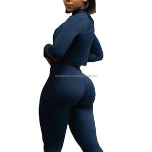 Venta al por mayor de ropa deportiva para ir al gimnasio, conjuntos de Yoga de 3 piezas para mujer, ropa de entrenamiento para mujer, conjunto de yoga para ir al gimnasio, conjuntos de fitness para mujer - Product Image 4