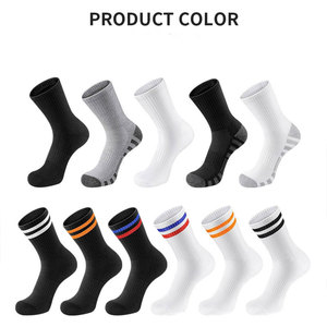 Athletic Crew <b>Socks</b> Gray Cotton Polyester Spandex Breathable Running Sports <b>Socks</b> for Adults Summer Use - Product Image 4