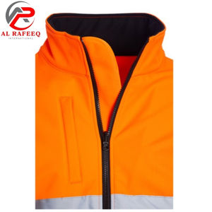 Chaqueta Softshell de Alta Visibilidad y Calidad Premium, Impermeable, de Poliéster, Ropa de Trabajo de Seguridad con Logotipo Personalizable 2026 para Hombre - Product Image 6