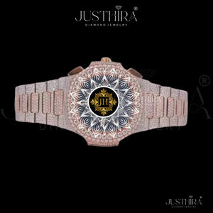 Reloj de Cuarzo con Diamantes de Moissanita Cuadrados de Acero Inoxidable de Alta Calidad para Hombre, Manecillas Luminosas, Resistente al Agua, Diseño Clásico, Precio Más Bajo - Product Image 1
