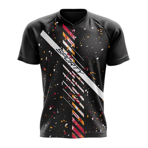 เสื้อยืดแขนยาวคอวีผู้ชายสไตล์ลำลองแบบถัก ดีไซน์บล็อกสีพื้นเรียบง่าย สำหรับวัยรุ่น - Product Image 3