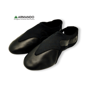 Zapatos de Baile de Jazz Elásticos con Forro de Algodón Sintético y Cuero, Color Bronceado - Product Image 2