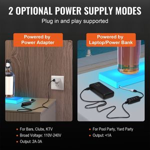 24\" 1-Step White LED Lighted Liquor Bottle <b>Display</b> Bar Shelf RF and App Controlled <b>Wall</b> & <b>Display</b> Shelves - Product Image 4