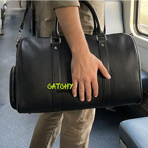 Vintage <b>Leather</b> Duffle <b>Bag</b> for <b>Men</b> Large Travel Weekend <b>Bag</b> Genuine Full Grain <b>Leather</b> Gym & Overnight <b>Holdall</b> Luggage - Product Image 4