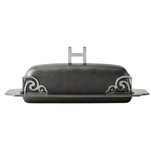 Vaisselle moderne, beurrier ovale avec couvercle, préservation de la fraîcheur, vaisselle de cuisine, poli - Product Image 4