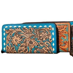 Bolso Ejecutivo de Cuero Genuino Tallado a Mano, Estilo Bohemio, Duradero, para Uso Diario, Hecho a Mano en India, para Verano, Primavera y Otoño - Product Image 1