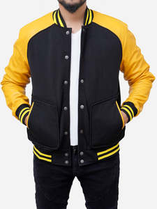 Custom Unisex Plus Size Varsity <b>Jacket</b> Geometric Pattern 100% Wool Hooded Streetwear Sports <b>Jacket</b> - Product Image 6